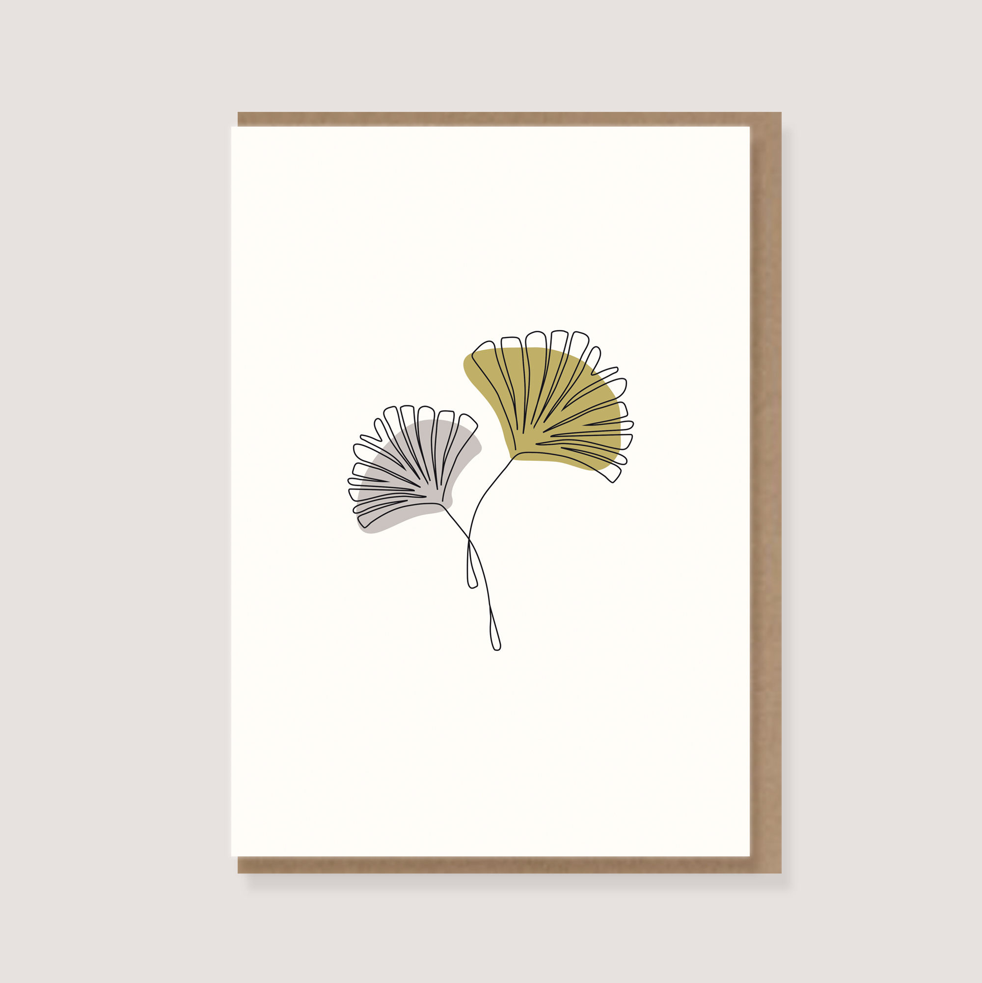 Fold-out card - “Ginkgo”