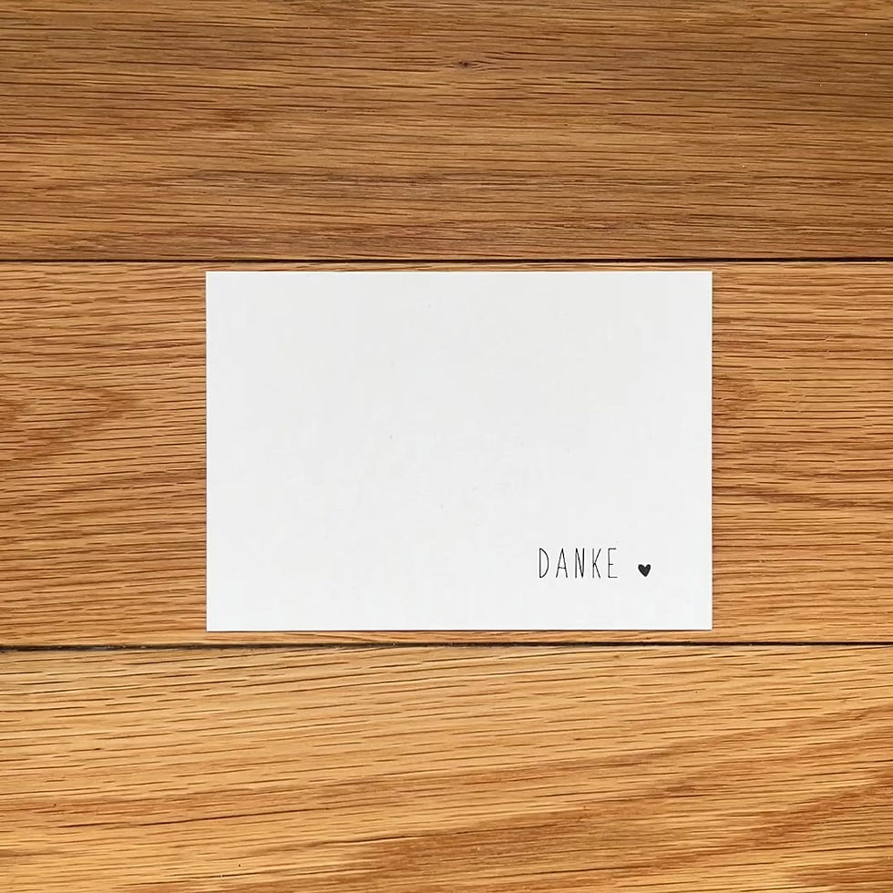 Miniaturbild: Karte - "Herz - Danke"