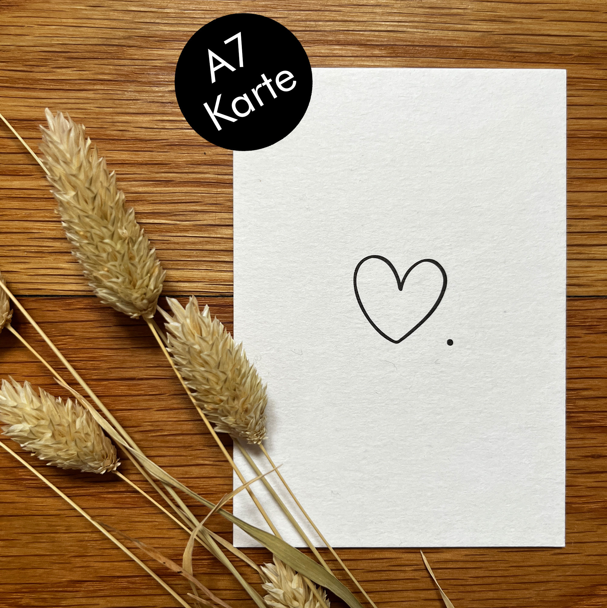 Mini card - "Heart."