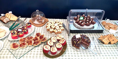 Photograph of the baking taken at the Macmillan coffee morning
