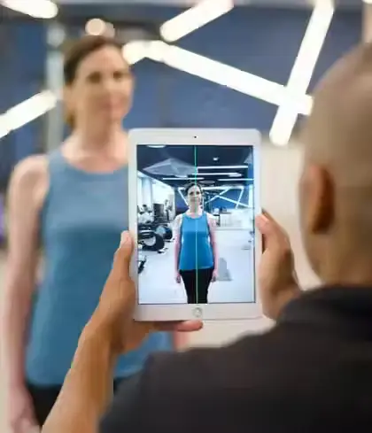 Digital posture imaging of patient using tablet – SPiNEWORKS Selangor