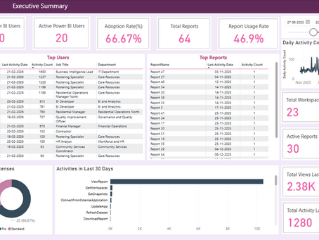 Power BI Usage for Governance and Adoption