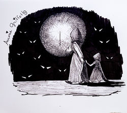 Daughter-Art Journal Drawing