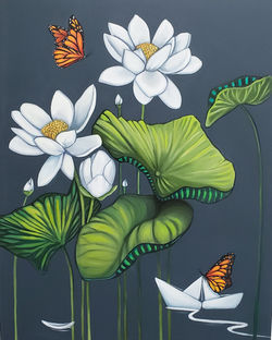 "Out of the Gray" Acrylic on Canvas