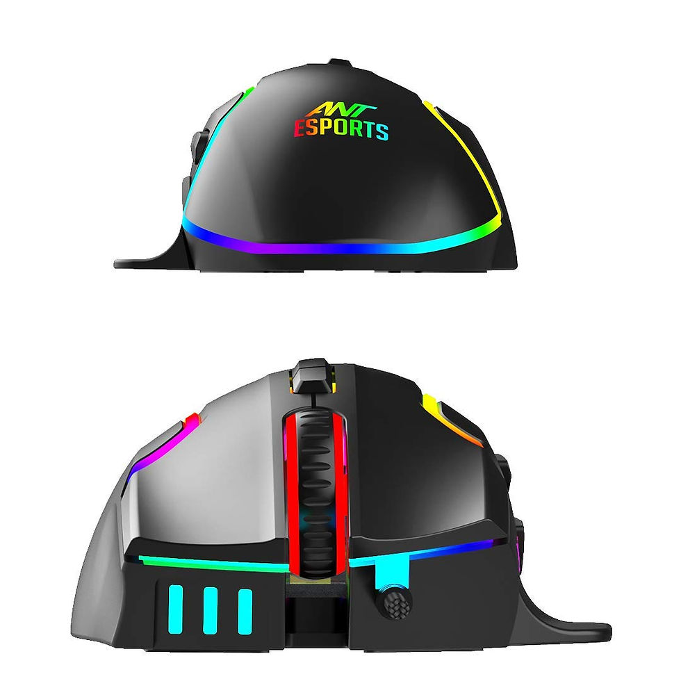 Thumbnail: Ant Esports GM320 12800DPI RGB Wired Gaming Mouse Black