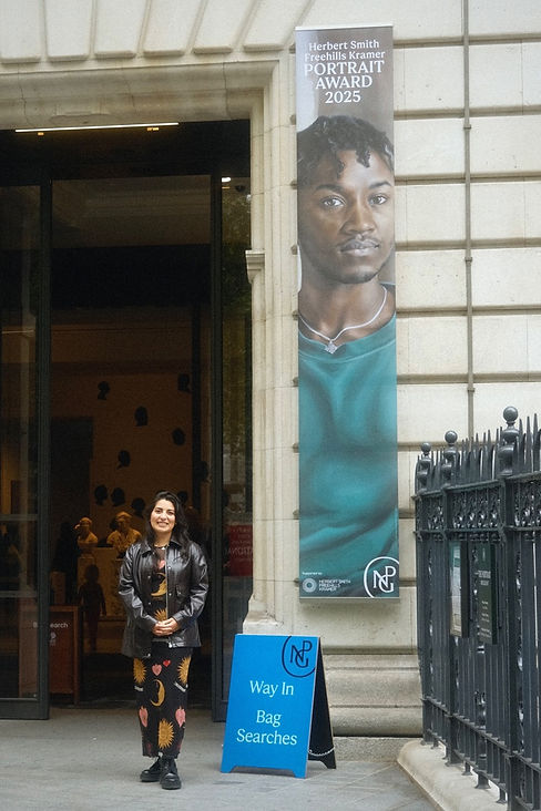 At the National Portrait Gallery in London