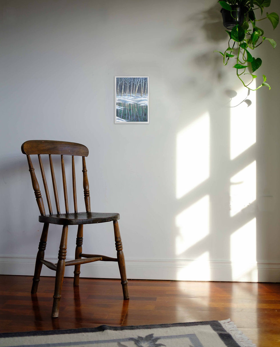 Thumbnail: Birch Trees Giclée Print