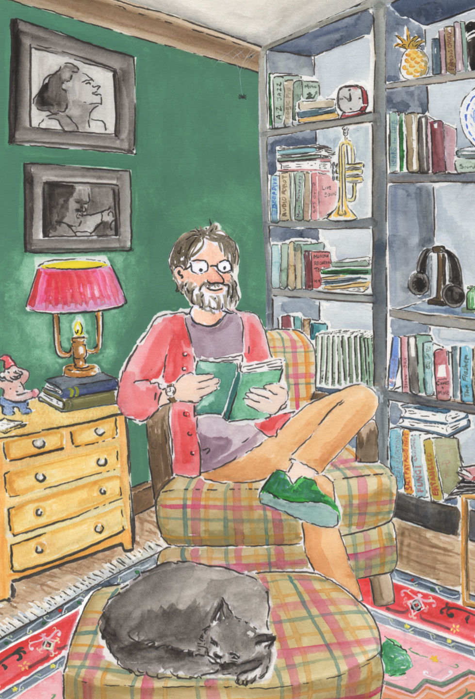 Gnome in his Study