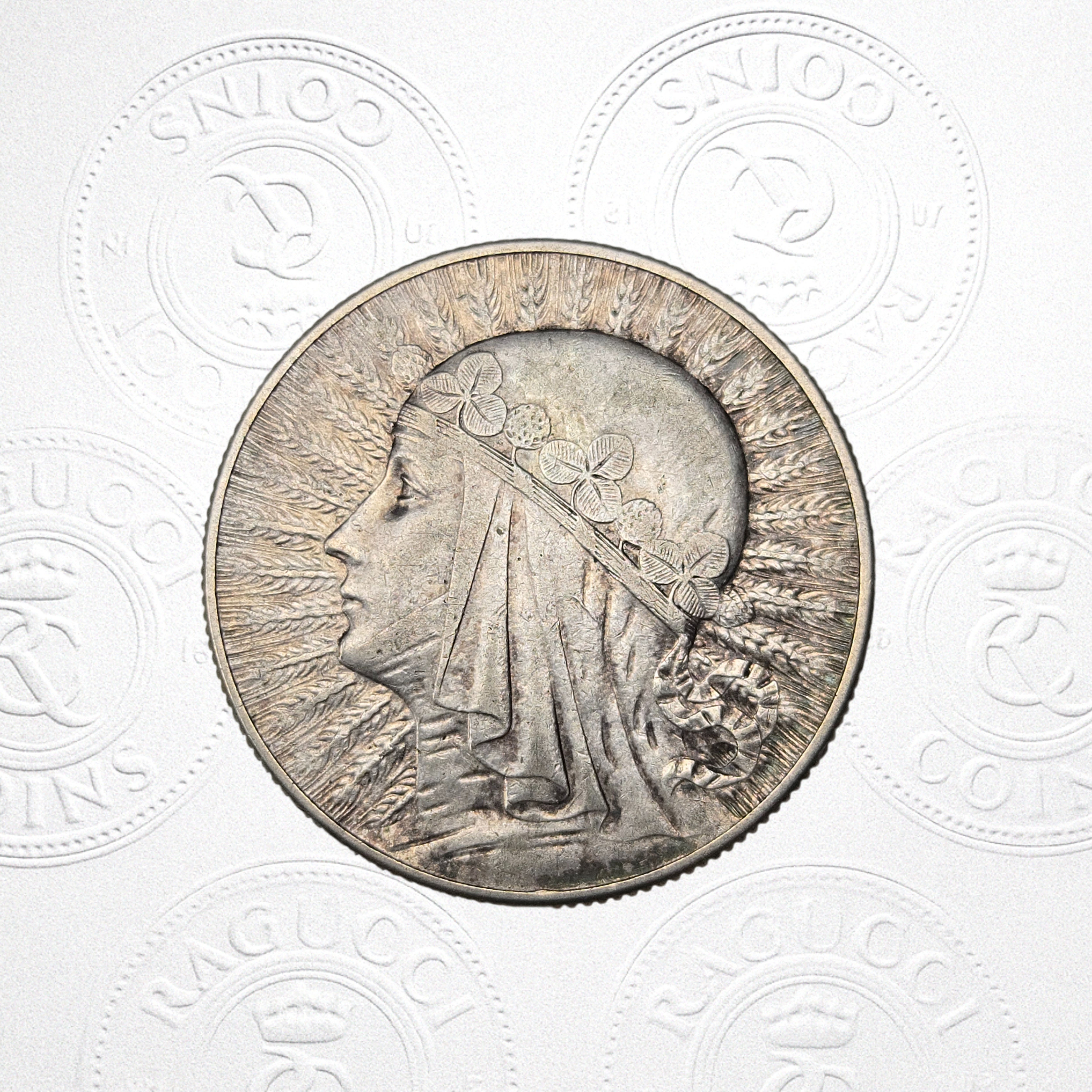 Polônia 5 Zlotych 1933 Rainha Jadwiga