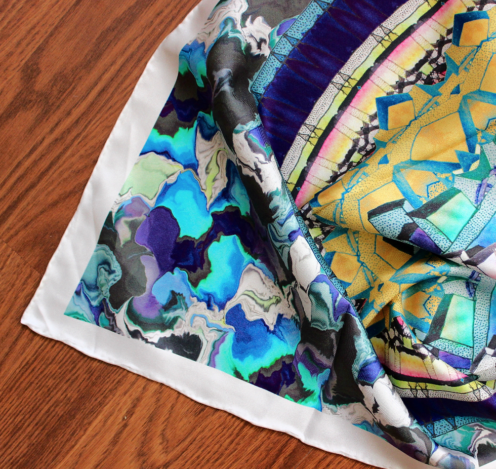Thumbnail: Mystics Approach Silk Twill Scarf