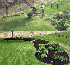 Mulch-Installation-Before-After-in-River