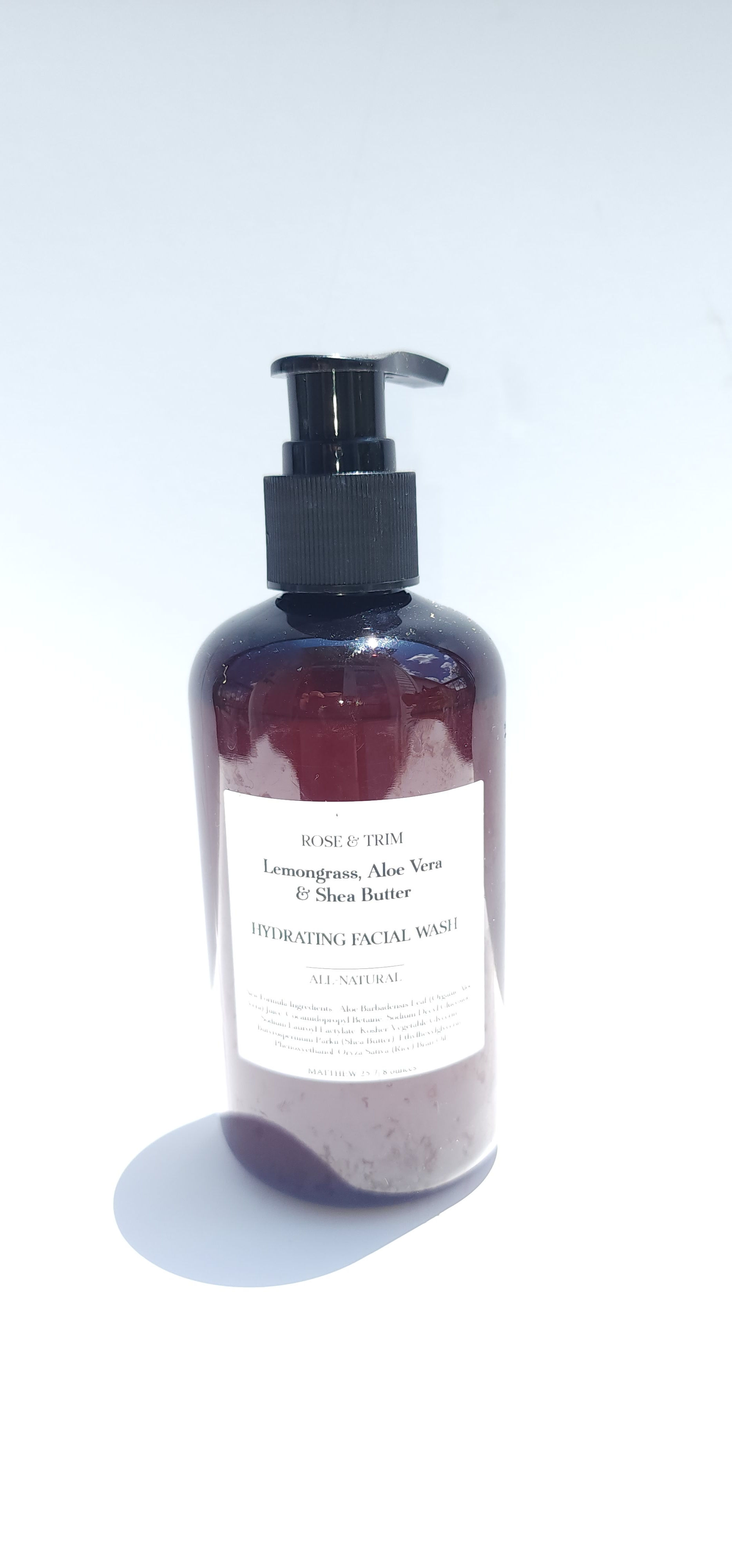 Lemongrass, Aloe Vera & Shea Butter Hydrating Gel Facial Wash