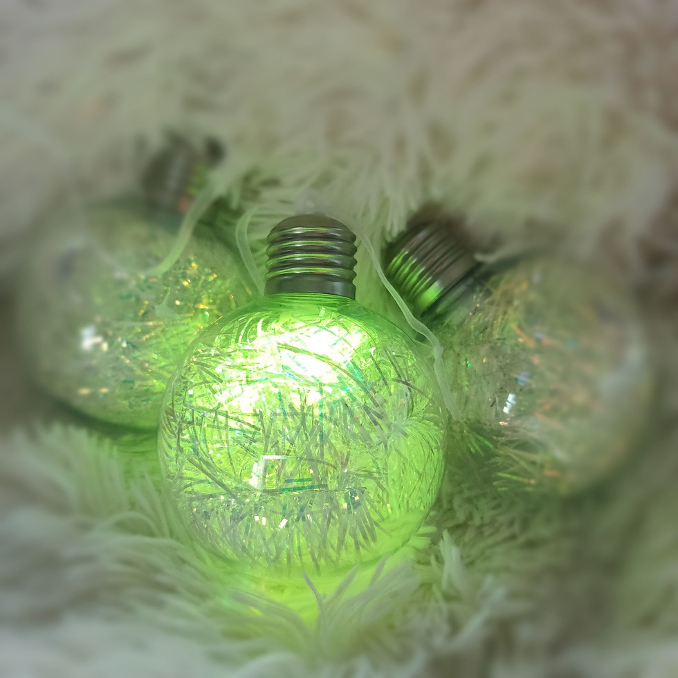 Miniatura: Bola de Navidad con luz. Persinalizada