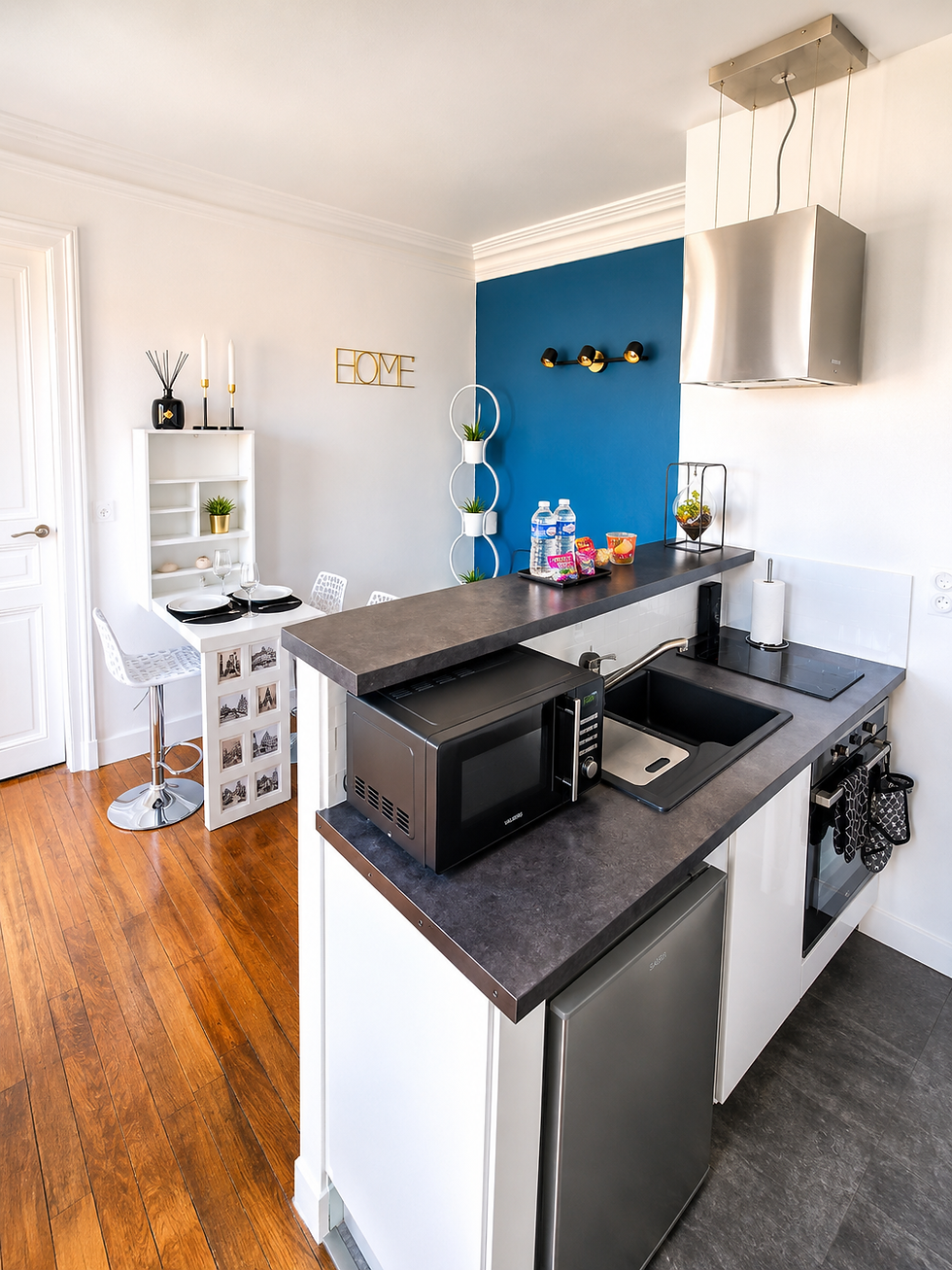 4. Le coeur de Troyes Appartement - Cuisine (2)