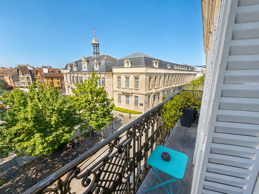Le coeur de Troyes Studio - balcon