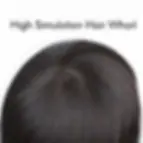 Thumbnail: Mannequin Head With Hair 100% Real Human Hair 10-18'' Cosmetology Mannequin Head