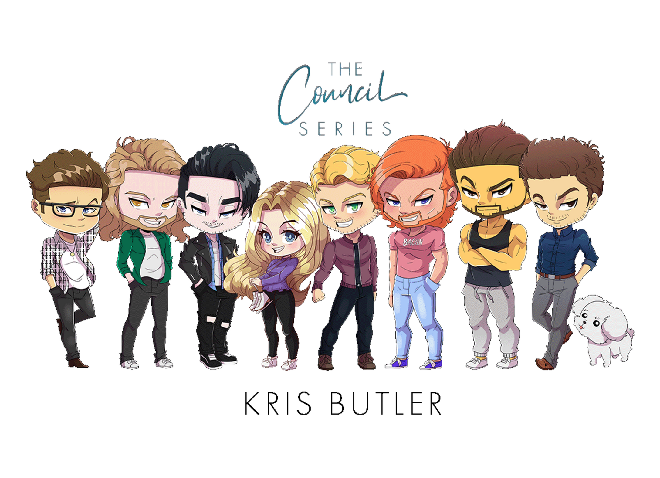 Council Series Chibi art print