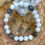 Thumbnail: Rainbow Blue Moonstone & Blue Flash Labradorite Stretch Bracelet!