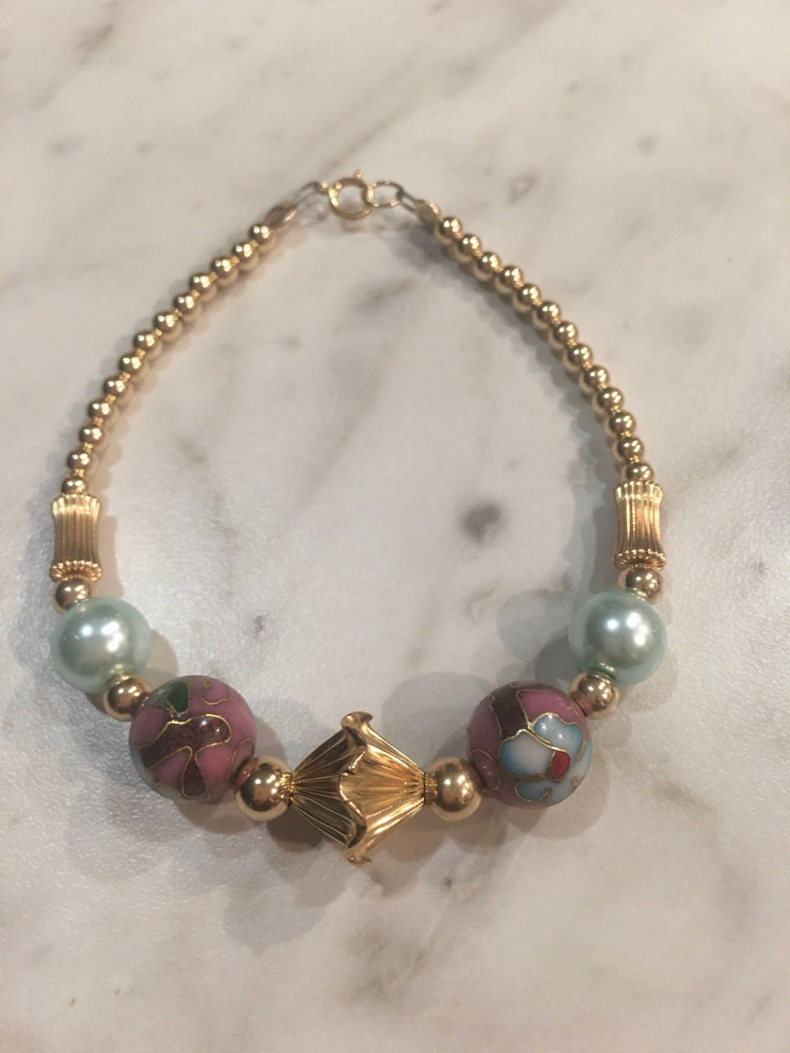 Beaded flexi bracelet 