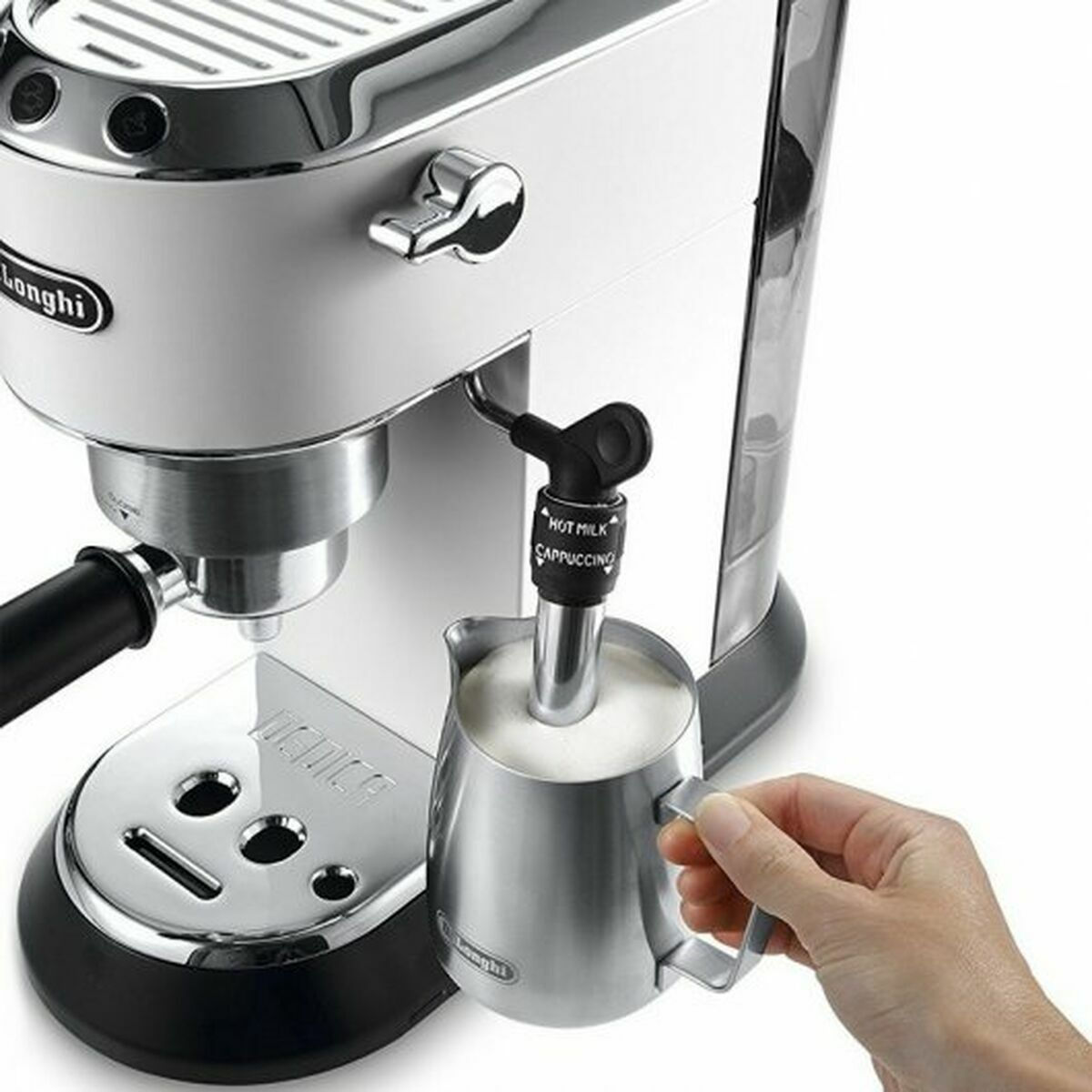 Express Coffee Machine DeLonghi EC 685.W White Black Silver 1300 W 1,1 L 15 bar