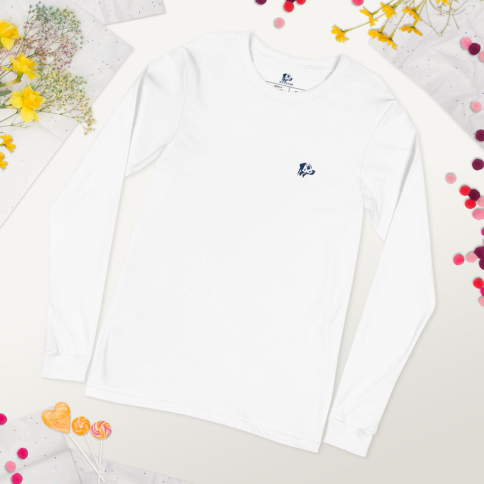 Thumbnail: WEXOOS® Unisex Long Sleeve Tee