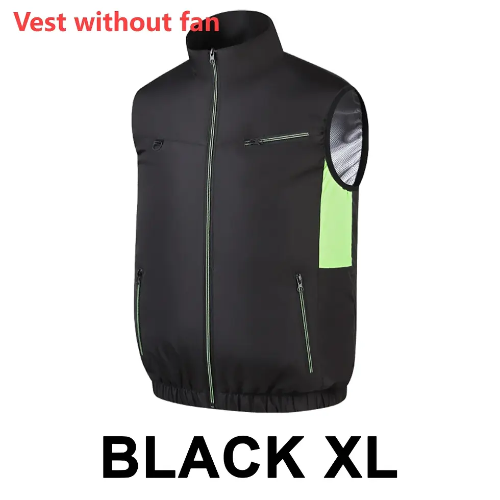 Miniatura: New Cooling Vest Ice Fan Air Conditioner Clothes Breathable Sleeveless Workwear