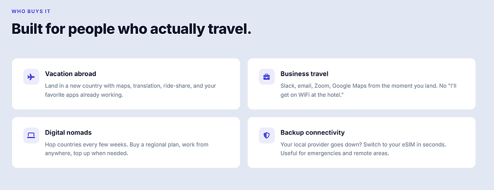 Thumbnail: Mobile data in 200+ countries, without roaming charges.