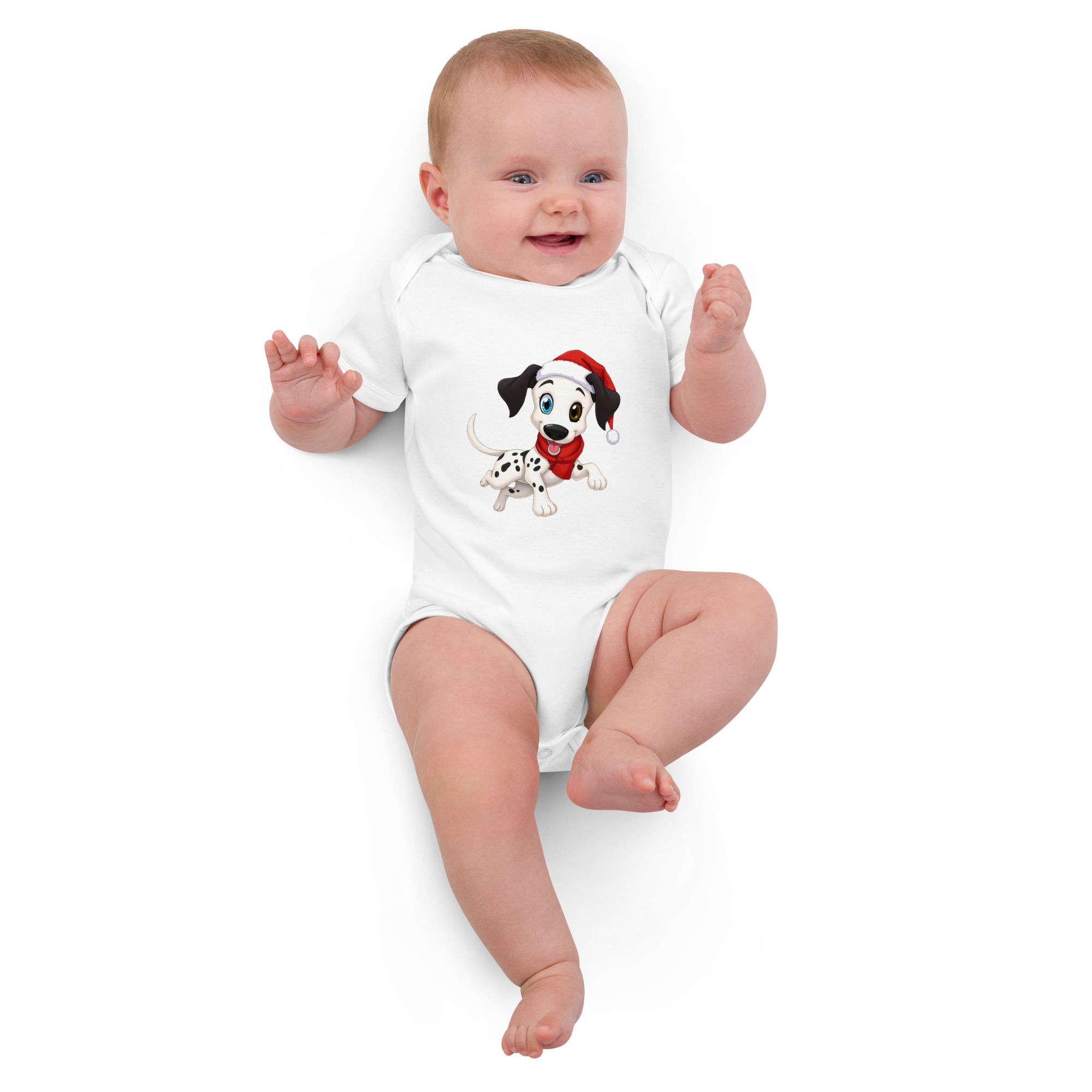 WEXOOS® Christmas Organic cotton baby bodysuit