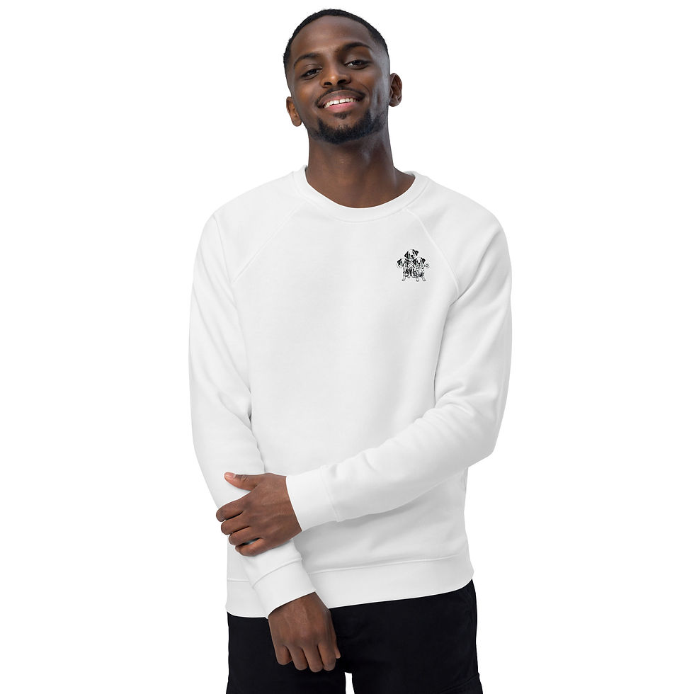 Miniatura: Sudadera unisex orgánica raglán WEXOOS®