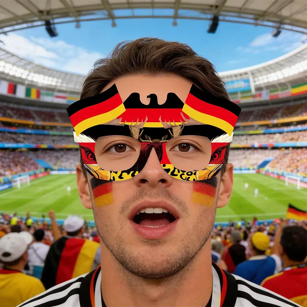 Thumbnail: FIFA 2026 World Soccer Competition Flag Eyeglass Frames, Soccer Fans