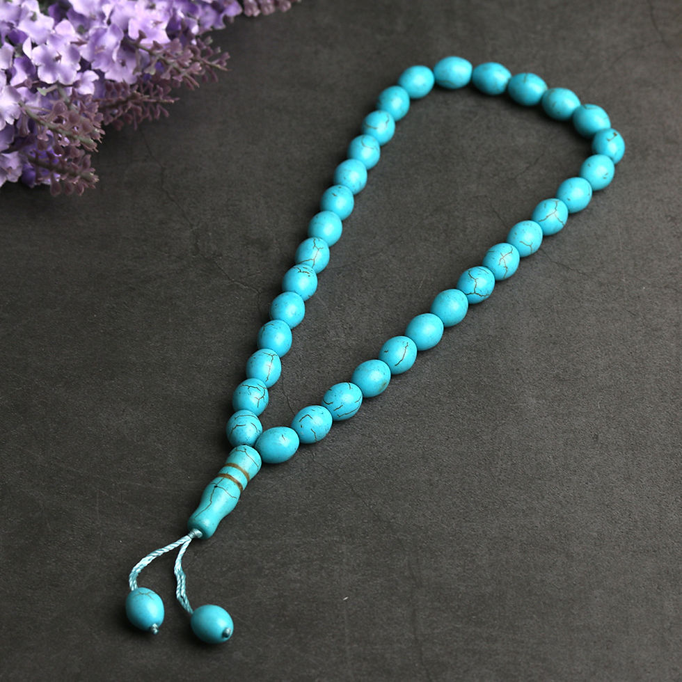 Thumbnail: Blue Turquoise Muslim Rosary