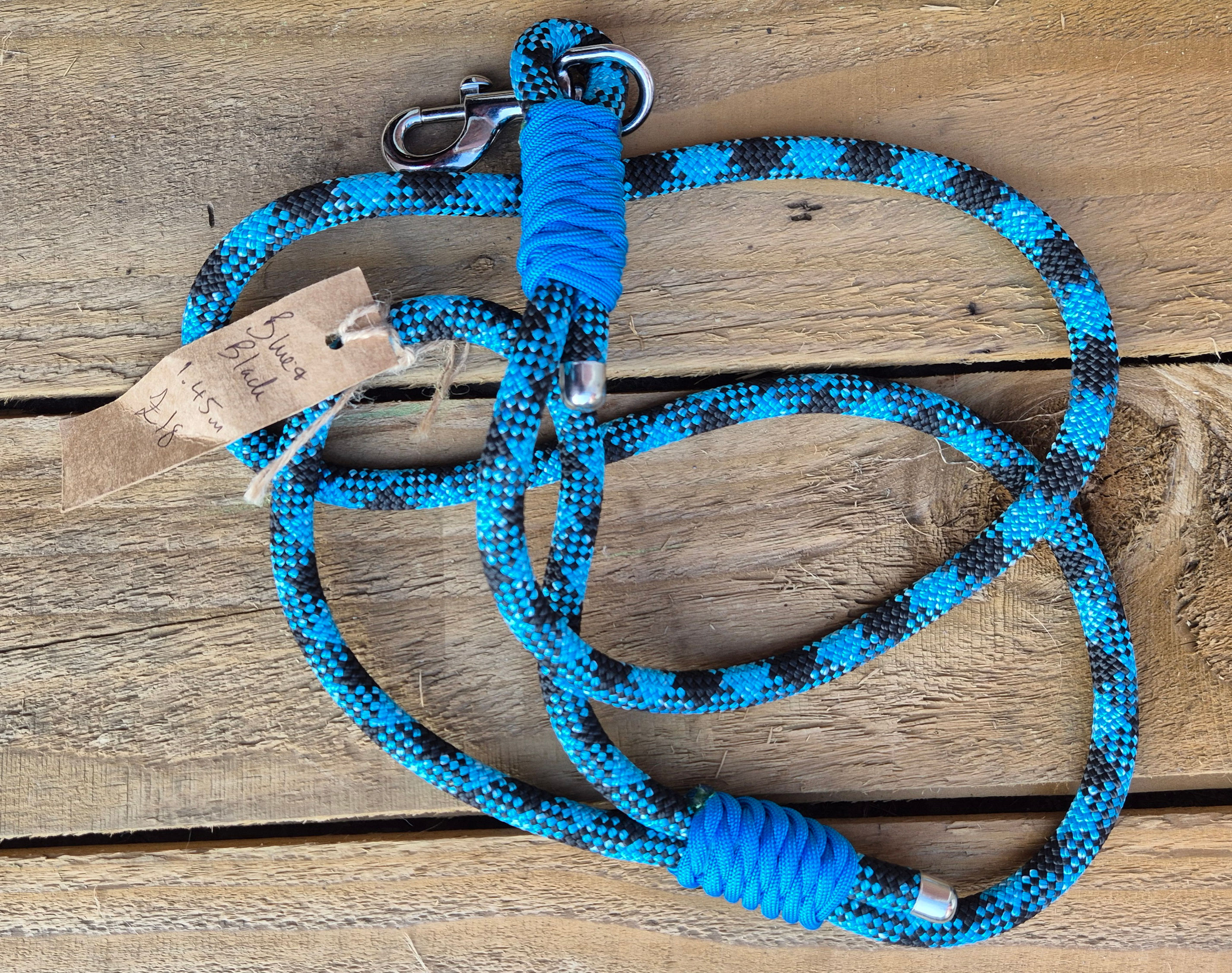 Blue and Black Lead - 1.45m