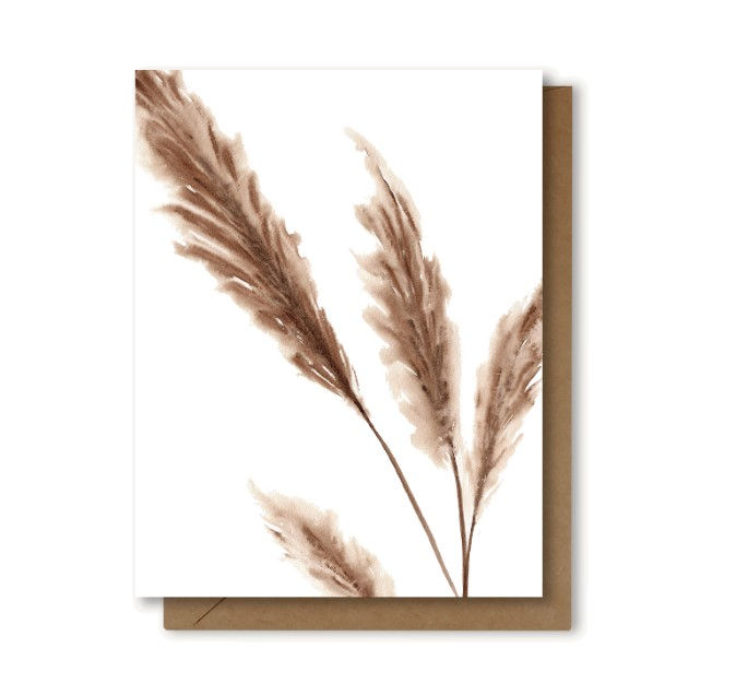 Thumbnail: Dried Floral Bouquet Greeting Card Set