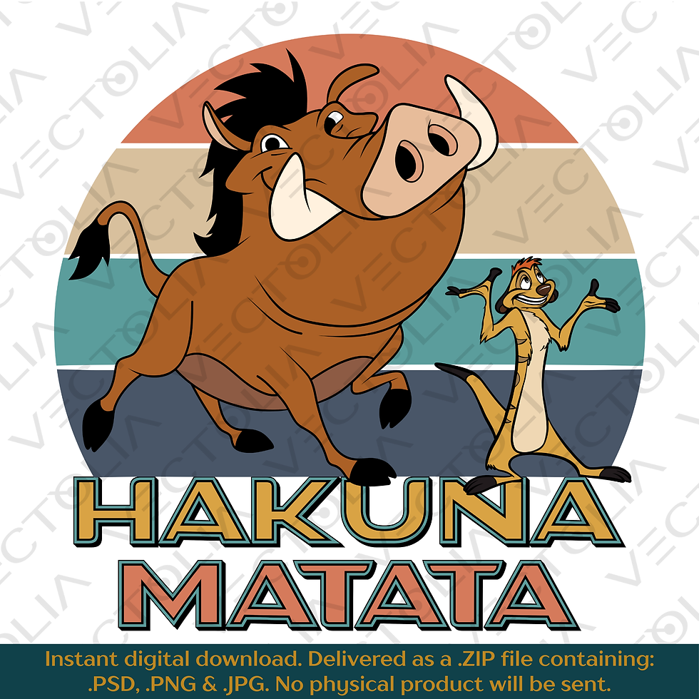 Hakuna Matata Timon & Pumbaa