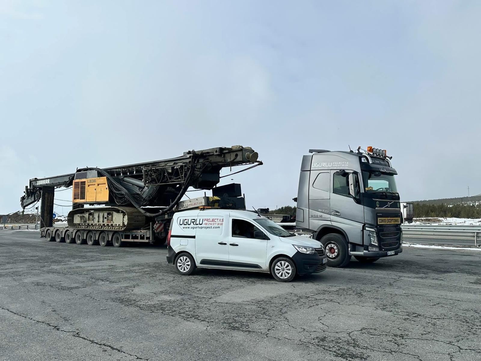 Yalova → Arnavutluk - Fore Kazık Makinası Taşımacılığı