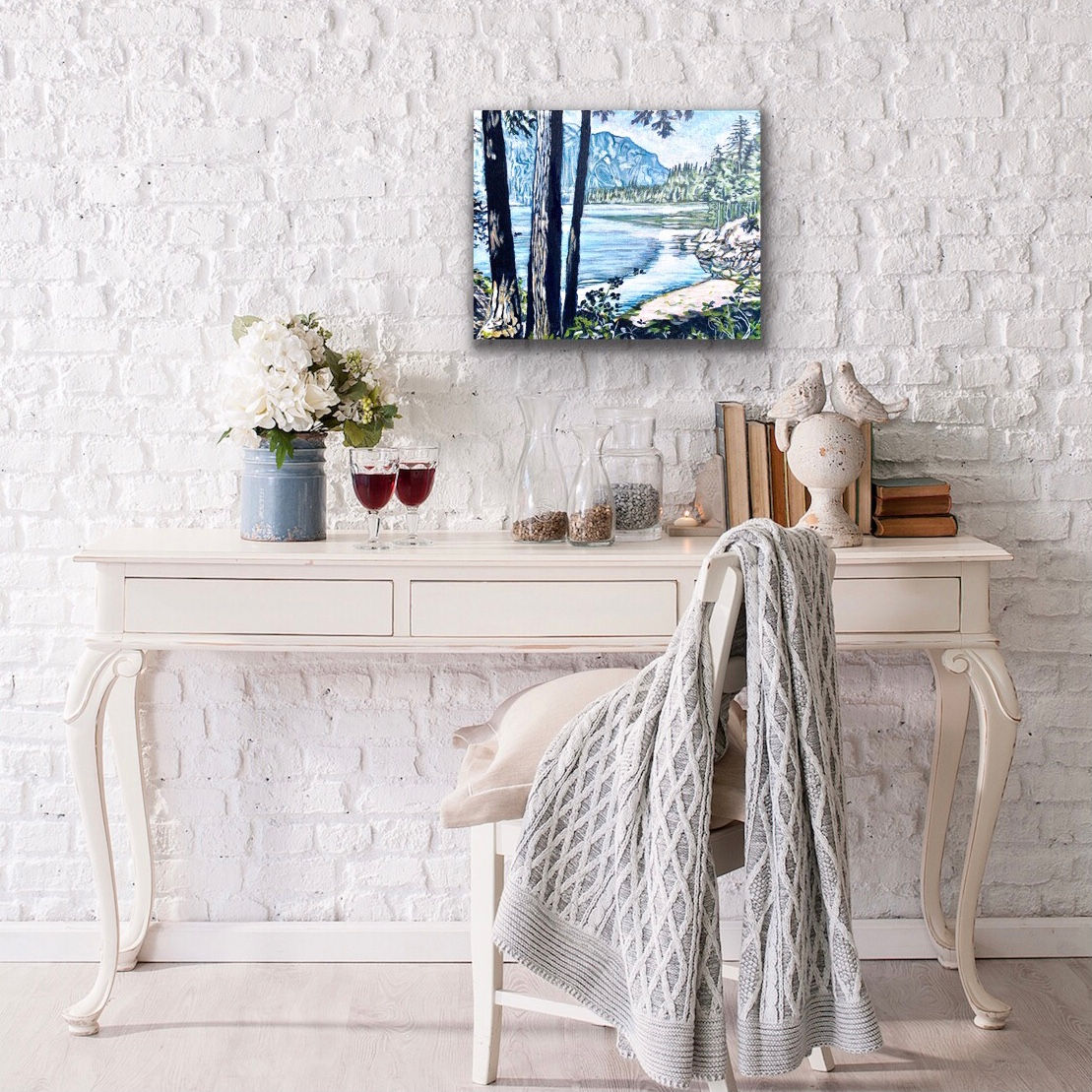 “Cawley Point” 11″ X 14″ ORIGINAL ACRYLIC PAINTING