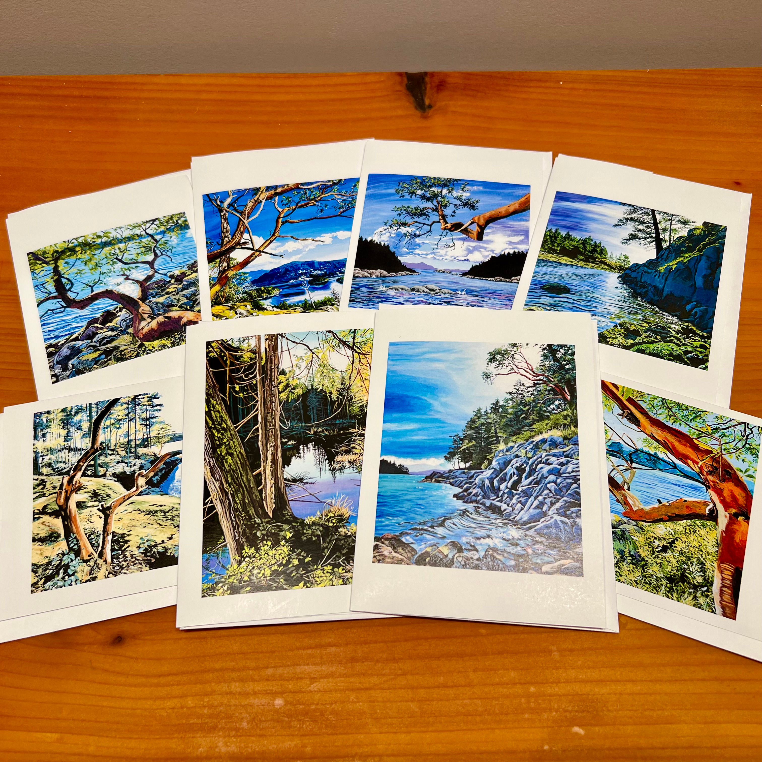 West Coast Art Cards by Lori Morris