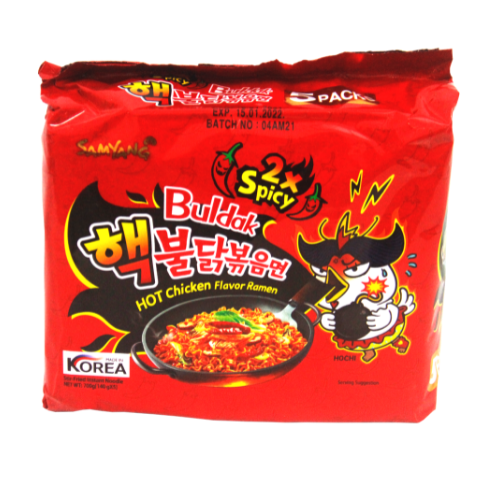 Buldak Fire Chicken Noodles 2x | Samyang