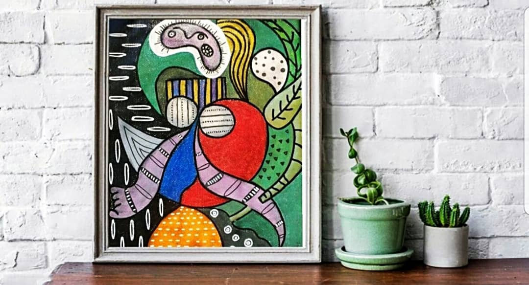 C OLOURS MAKE ME HAPPY, Pastels on sheet