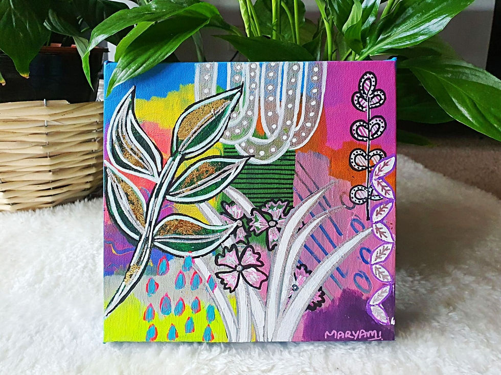 Thumbnail: Spread Joy Acrylic on Canvas                                      🎈Available 🎈