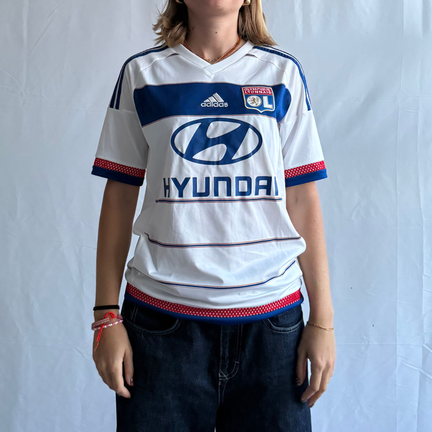 Vintage Olympique Lyonnais football shirt