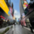 Pedestrian street and colourful facades at Boulevard Riyadh City