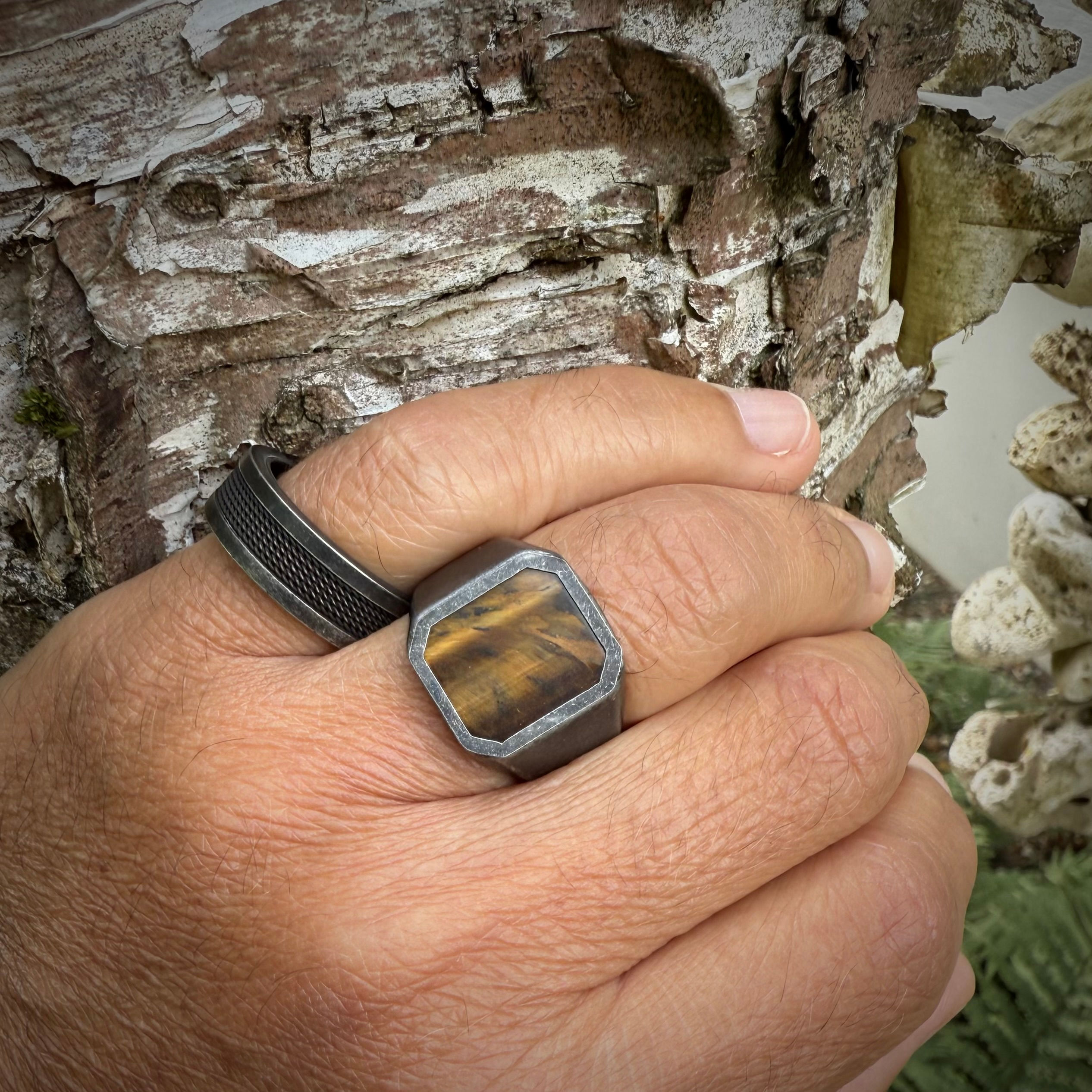 Statementring Tigerauge