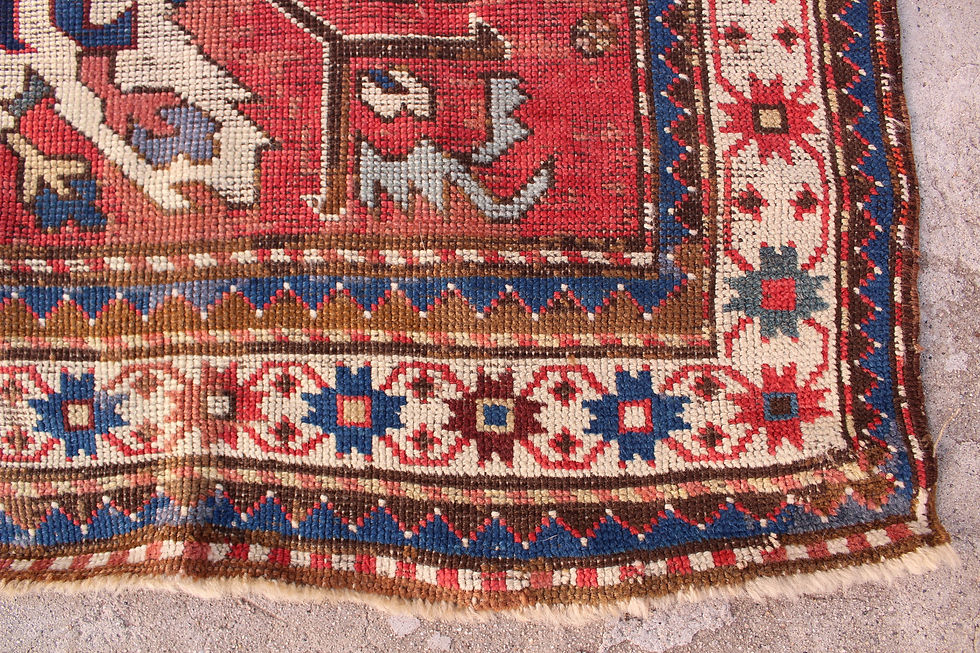 Thumbnail: Antique Caucasian Eagle Kazak