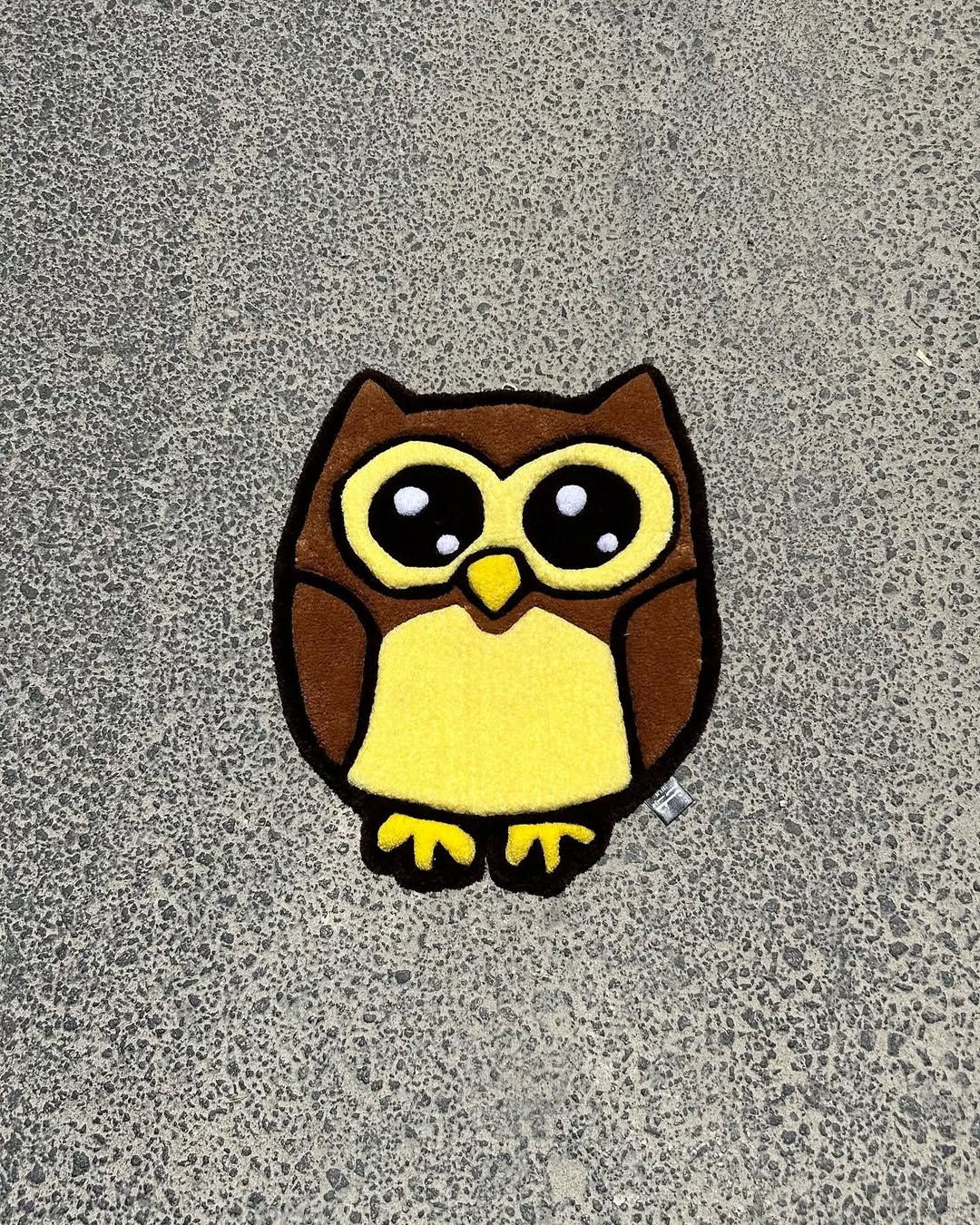 owl tufted rug 