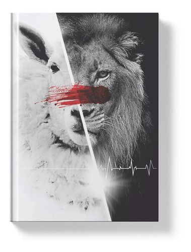 Bíblia Sagrada Cordeiro E Leão / NAA / Capa Dura