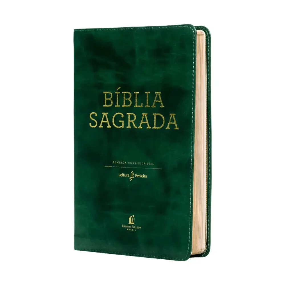Bíblia Sagrada | Leitura Perfeita | ACF | Capa Couro Soft Verde