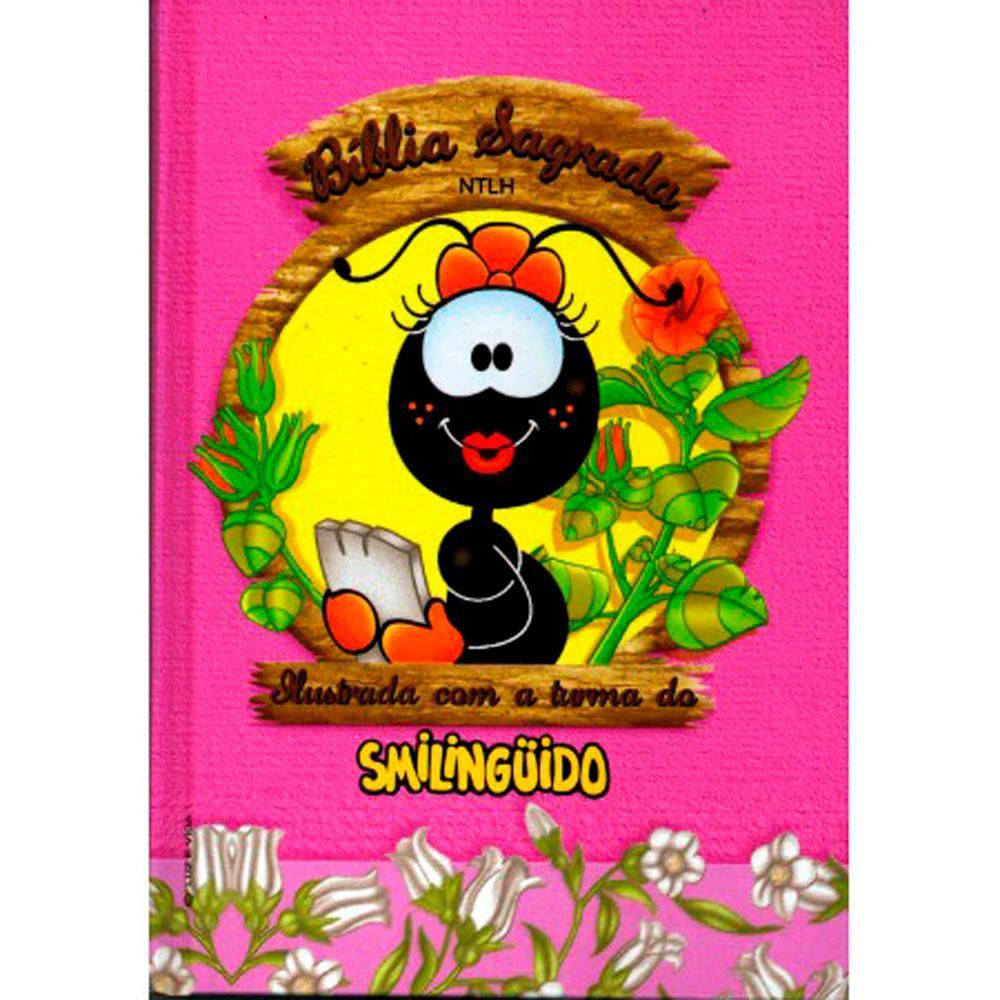 Bíblia Sagrada Faniquita / NTLH / SBB / Capa Dura Rosa