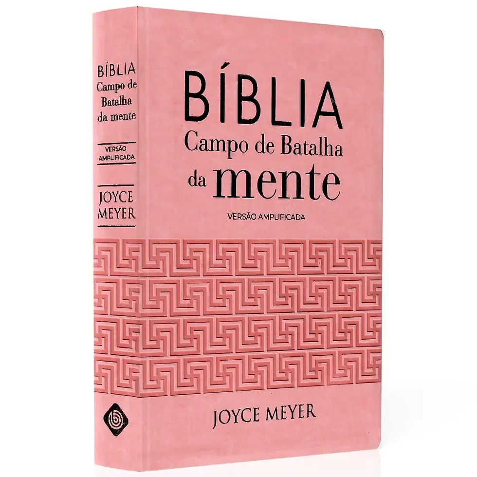 Miniatura: Bíblia Campo de Batalha da Mente | Versão Amplificada Capa Rosa