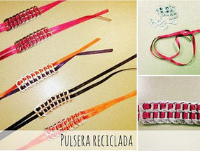 Pulseras con chapas de refresco